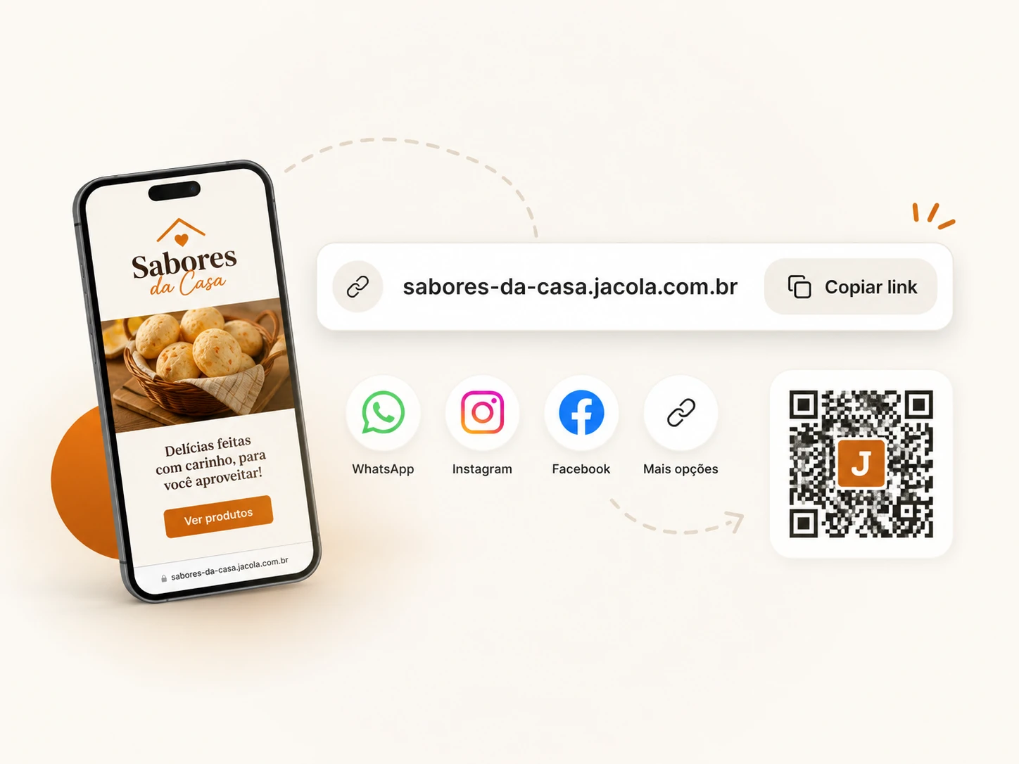 Compartilhe seu link